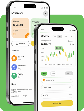 Decentralized Masters trading platform with live market data